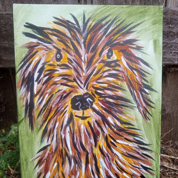 Scruffy Dog Painting - Picture 7 of 7
